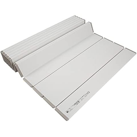CDDUOLA Folding Bathtub Cover, PVC Bathtubs Tray, Waterproof Baths Insulation Board for Phone Tablet Bracket, 1cm Thick (Color : White, Size : 75X160X1CM) Cover