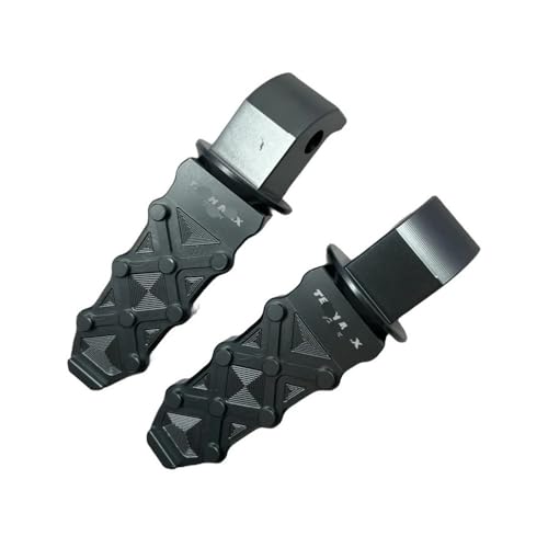Pédale TMAX 560 passager arrière noir pour moto Tech Max 2020-2022