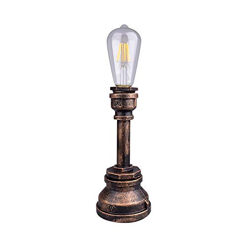 Lámpara creativa de hierro retro con 1 fuente de luz para decoración interior 2
