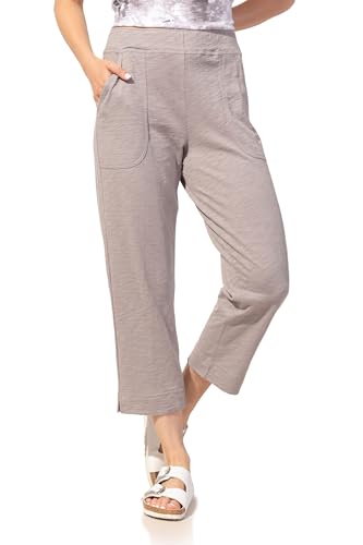Habitat Clothes Escape Cotton Slub Pocket Pullon Capri Fog2