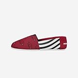 FOCO Arkansas Razorbacks NCAA Womens Stripe Canvas Shoes - L