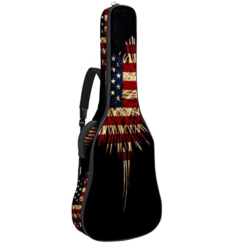 Housse étanche pour guitare acoustique avec double bandoulière et poche Rose pailleté, Multicolore 10., 42.9×16.9×4.7 in… - Les Beatles, Paul McCartney, John Lennon, RIngo Starr, George Harrison Housse étanche pour guitare acoustique avec double bandoulière et poche Rose pailleté, Multicolore 10., 42.9x16.9x4.7 in…