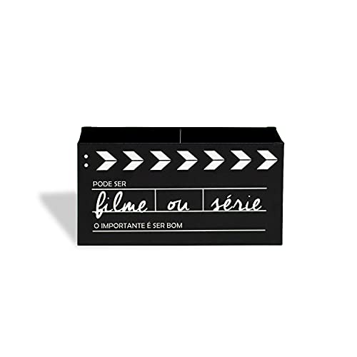Geguton Suporte Para Controle Remoto Televisão Filme Ou Série, Preto