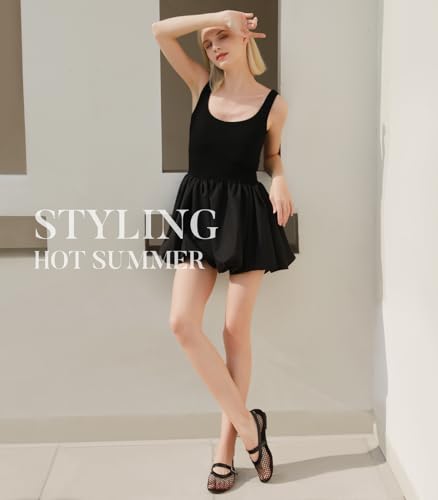 Ankis Mesh Ballet Flats for Women, Black Mesh Flats Buckle Strap Mary Jane Ballerina Flats Women's Fishnet Flat Sandals Shoes for Dressy Summer4