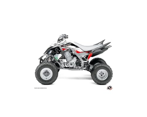 Kit Déco pour Yamaha 660 Raptor : Protégez et Relookez Votre Quad Noir et Rouge 2001-2005