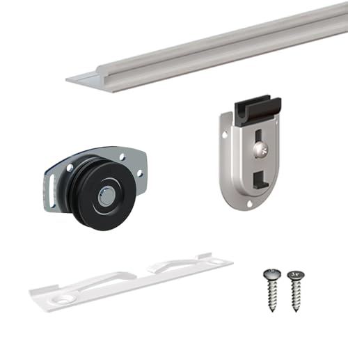 Système coulissant SLID'UP 130 pour 2 portes de placard - rail 1,2 m - 70 kg