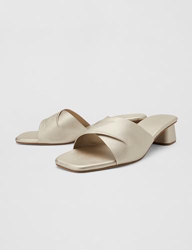 Image of Metro Women's Faux Leather Formal Block Heel Fashion Sandals