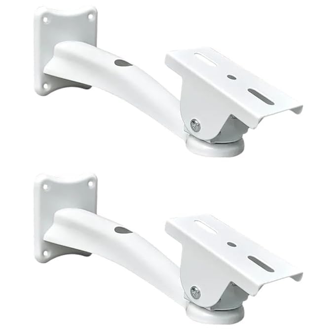 Simran Handicrafts CCTV Camera Stand Wall Mount, 18 cm, Heavy Duty Metal Bracket for Security & Bullet Cameras, Adjustable 90° Tilt, Universal Indoor Outdoor Use, Rust-Resistant, Pack of 2-picture-20