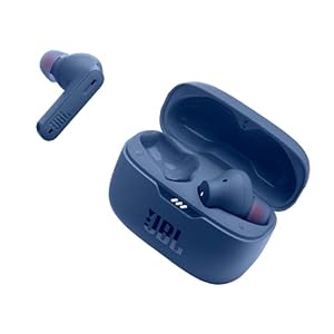 JBL Tune 230 NC TWS – Wasserfeste, True-Wireless In-Ear-Kopfhörer mit Noise-Cancelling in Blau – Mit bis zu 40 Stunden…