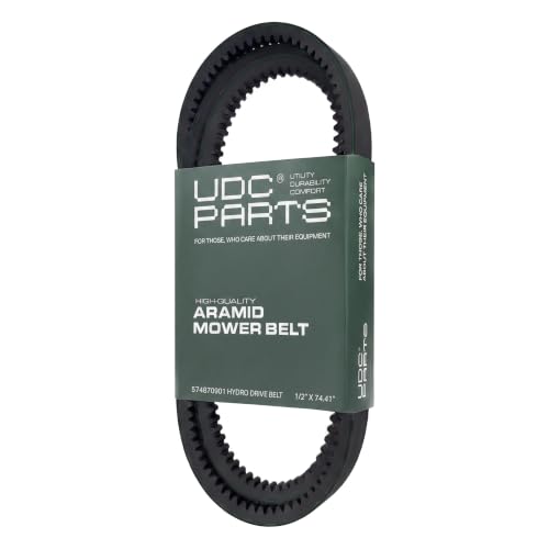 UDC Parts 574870901 Hydro Drive Belt Replacement for Husqvarna, 1/2"x74.41"
