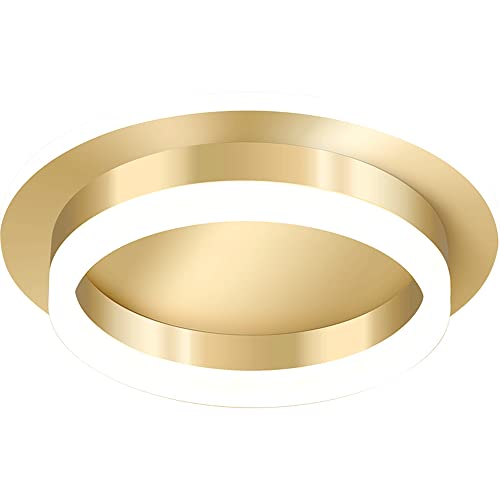 Plafonnier rond en fer forgé et acrylique CMBSSTFC pour chambre