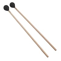 Maillets Marimba Mi-dur - 1 Paire Pour Percussion (tête Ronde, Poignée érable) - Jeu Doux Et Durable