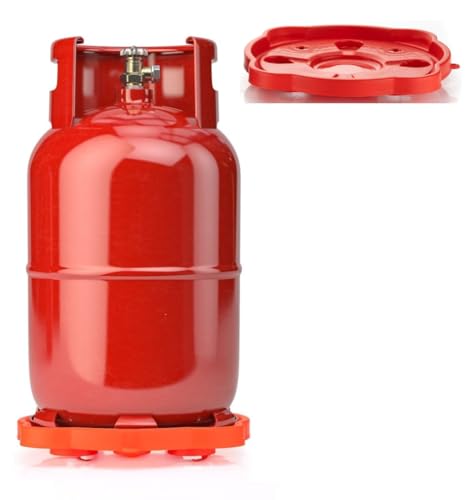 COOFANDY Plastic LPG Gas Cylinder Trolley Easily Movable Stand with Wheels Flower Pot Stand Use As Carrying Kitchen, Tin Trolley Stand (Red Stand) (B0D8FYD7WD) Amazon Price History, Amazon Price Tracker