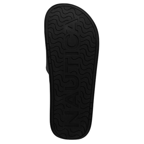 Image of Nautica Men's Athletic Cushioned Casual Slip On Shower Pool Beach Slide Sandals
