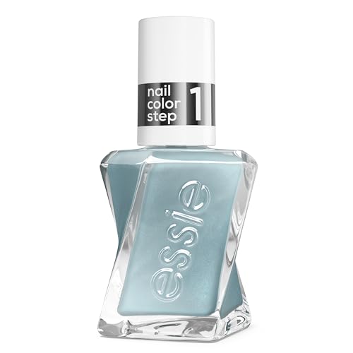 Gel by essie Longwear Nail Polish, Baby Blue Varnish, First View, No UV