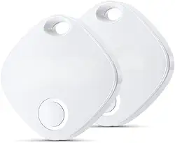 KIT com 2 Tag Rastreador Gps Localizador Mala Pet Carro Moto Mochila Alcance Global Bluetooth Acelerômetro Orador Compatível com Find My - Linha Premium