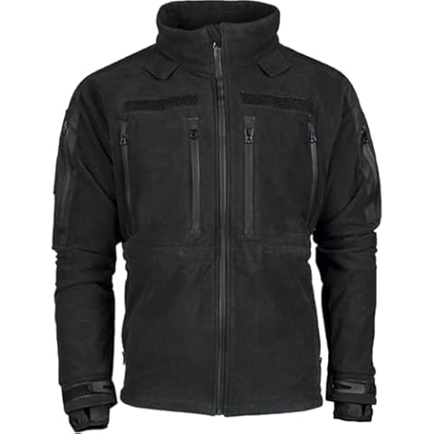 Blouson Polaire Mil-Tec Noir Cover