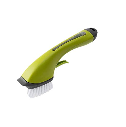 Handheld Bubble Soap Brush Floor Brush and Dispenser with Bubble Storage Scrubber Ideal