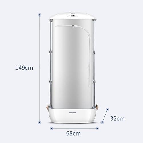 Electric Clothes Dryer, Automatic Ironing Machine, Portable Steam Drying Smart Machine, Ironing Clothes Folding Wrinkle Removal Machine with Remote Control, Foldable
