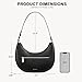 BOSTANTEN Small Purses for Women Trendy Cresent Shoulder Bag Hobo Handbags, Black 2025