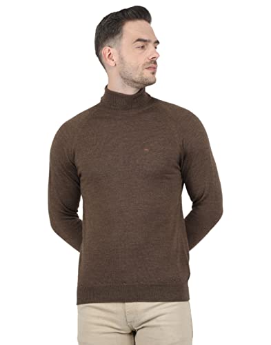 Image of Monte Carlo Men Wool High Neck Pullover Sweater