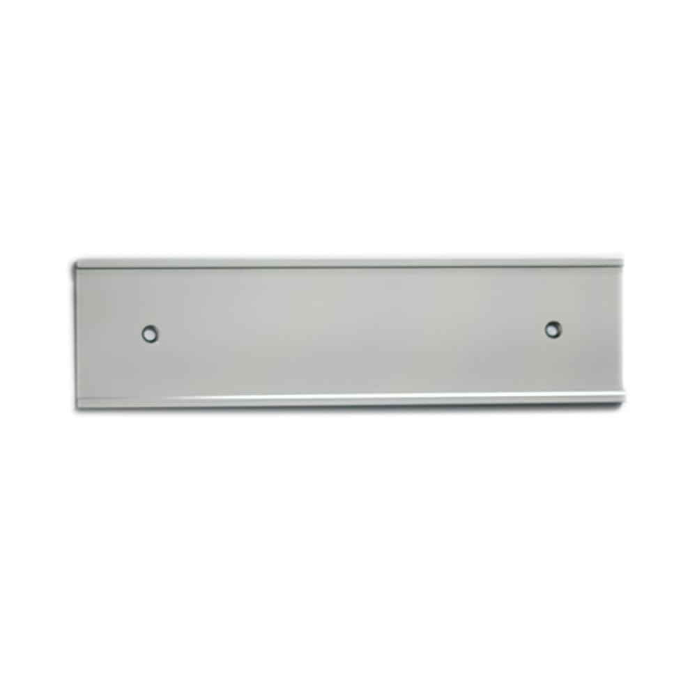 Nameplate Holder - Wall or Door - Silver 8 x 2 (5)
