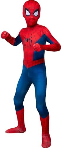 MARVEL Spider-Man Brand New Day Official Youth Zentai Halloween Costume - Deluxe Two-Way Stretch Spandex with Invisible Zippers and Wrist Openings - L (12-14) — view 3
