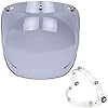 Bubble Shield with Flip Adapter for 3-Snap Open Face Helmets Flip Up Down