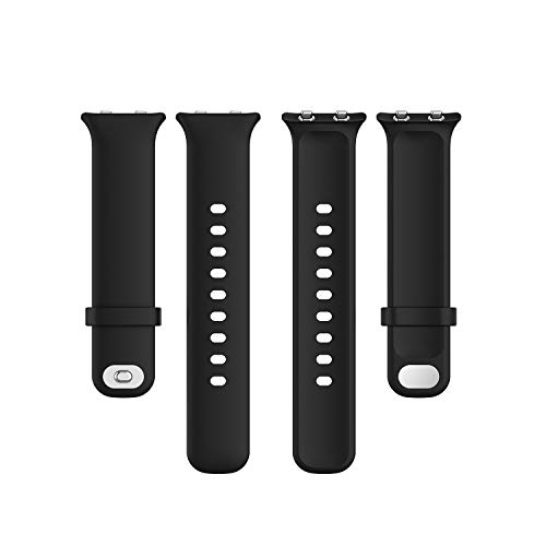 Correa de silicona para reloj Oppo 41mm negro miniatura 5