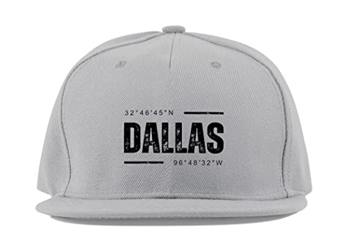 Casquette de baseball Dallas grise en coton pour vos sorties urbaines
