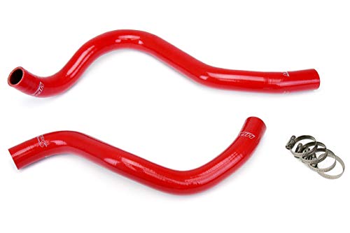 Hps Performance 57-1393-Red Silicone Radiator Hose Kit Coolant #TOP17