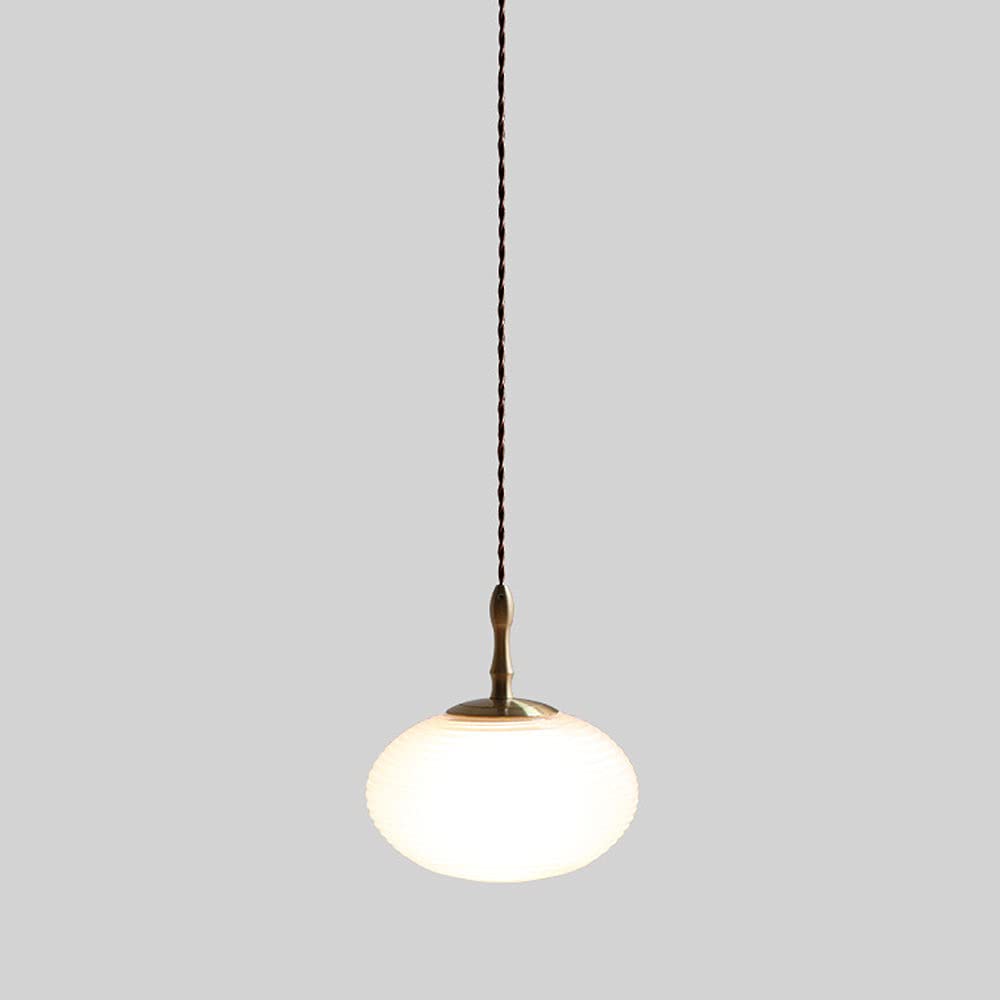 Lámpara colgante de vidrio E27 regulable para iluminación de techo en pasillos