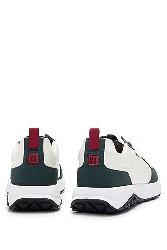 Image of HUGO Mens Running Style Mix Material Sneakers