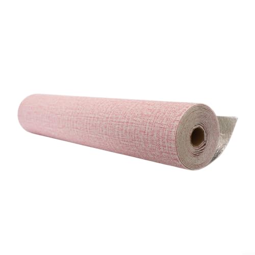 Lecreatekit Papel pintado autoadhesivo con textura en relieve, paneles de pared que reducen el ruido, resistentes a la humedad, XPE para renovación de baño, oficina, 50 x 300 cm (rosa)