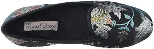 Daniel Green Women's Meg Slipper, Black Brocade, 12 W US | Image 4