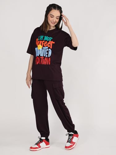 Image of CHKOKKO Casual Co ord Set For Women Stylish Summer Wear Cord Half Sleeves Round Neck Track Suit Coords Travelling Outfit Western Ladies Co ords