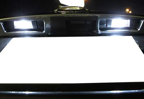RZG 2x LED Targa Auto Bianca Canbus Per Juke F15, Navara D23, Note, X-Trail T31, Q50, Qashqai J10