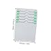 TEHAUX Flexible Attendance Cards Holder Wall-Mounted Storage Rack for Office Use Space-Saving Design with Multi-Pocket Organization for Tags and Cards Stylish Wall Organizer