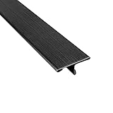 T-Profil Edelstahl Schiene Übergangsprofil V2A L250cm 25mm schwarz anthrazit gebürstet