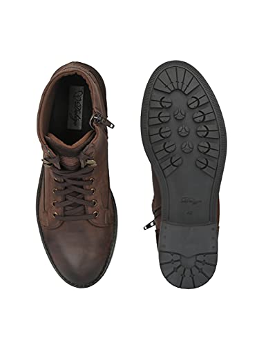 Image of Delize Men's Black /Brown Derby Boots