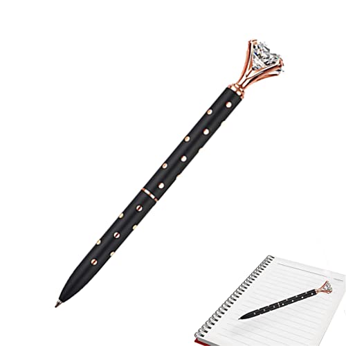 Canetas bonitas para mulheres - Caneta Esferográfica Diamante - Caneta com diamante, strass, cristal