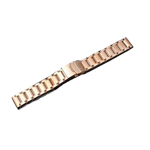 jfhffj �\���b�h�X�e�����X�X�`�[�����v�o���h 18mm 20mm 22mm 24mm �_�u���ی������p���^���E�H�b�`�X�g���b�v ���v�o���h �u���X���b�g ���X�g�o���h(Rose gold,24mm)