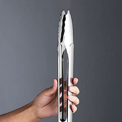 Kochzange aus Edelstahl, zum Servieren von Buffets, Gebäck, Grillen, Größe: 26 * 10,2 cm, sicher und langlebig