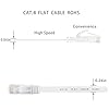 Cat 6 Ethernet Cable 5ft 6Pack, Outdoor&Indoor, 10Gbps Support Cat 8 Cat 7 Network, Heavy Duty Internet LAN Patch Cord, Solid High Speed Weatherproof Cable for Router, Modem, Xbox, PS4, Switch, White #3