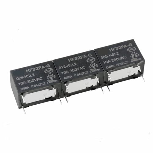 Relais HF32FA-G-024-HSL2 250V 10A mini relais 4 broches 24VDC pour circuit imprimé