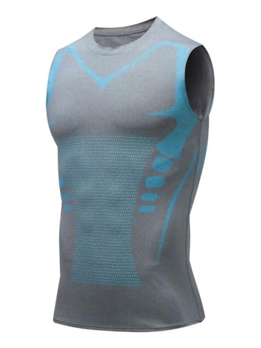T-Shirt Ventre Plat Homme en Soie Glacée : L'excellence du gilet compressif Kryonify