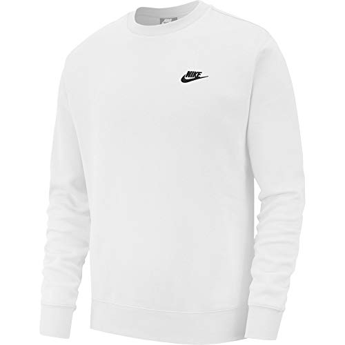 Nike Men's NSW Club Crew, White/Black, 4X-Large