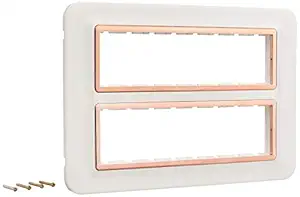 Anchor By Panasonic 66816WHC Roma Urban Modular Polycarbonate 16M Curve (Copper White, Pack of 10)