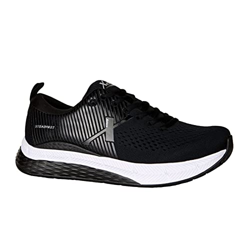 Steadfast Men's Orthopedic Walking/Running Shoes - Black/Black