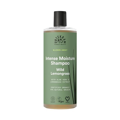 Urtekram Blown Away, champú para el día de hierba de limoncillo silvestre, orgánico 500 ml